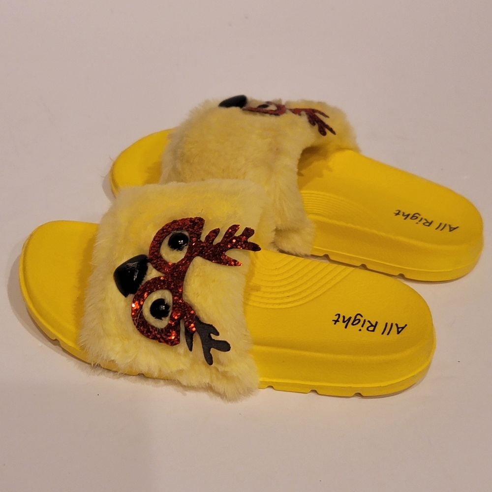 Yellow Fuzzy Slides